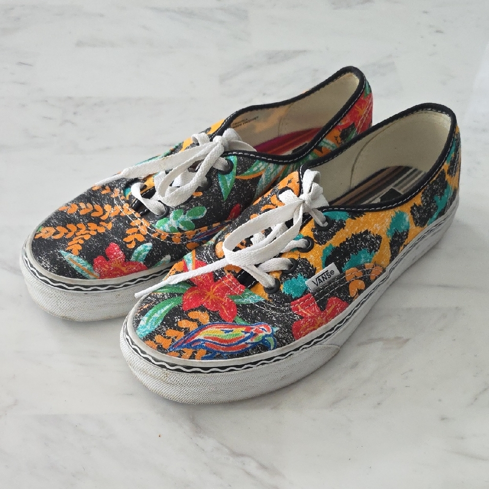 Vans Women's Colorful Floral Canvas Sneakers